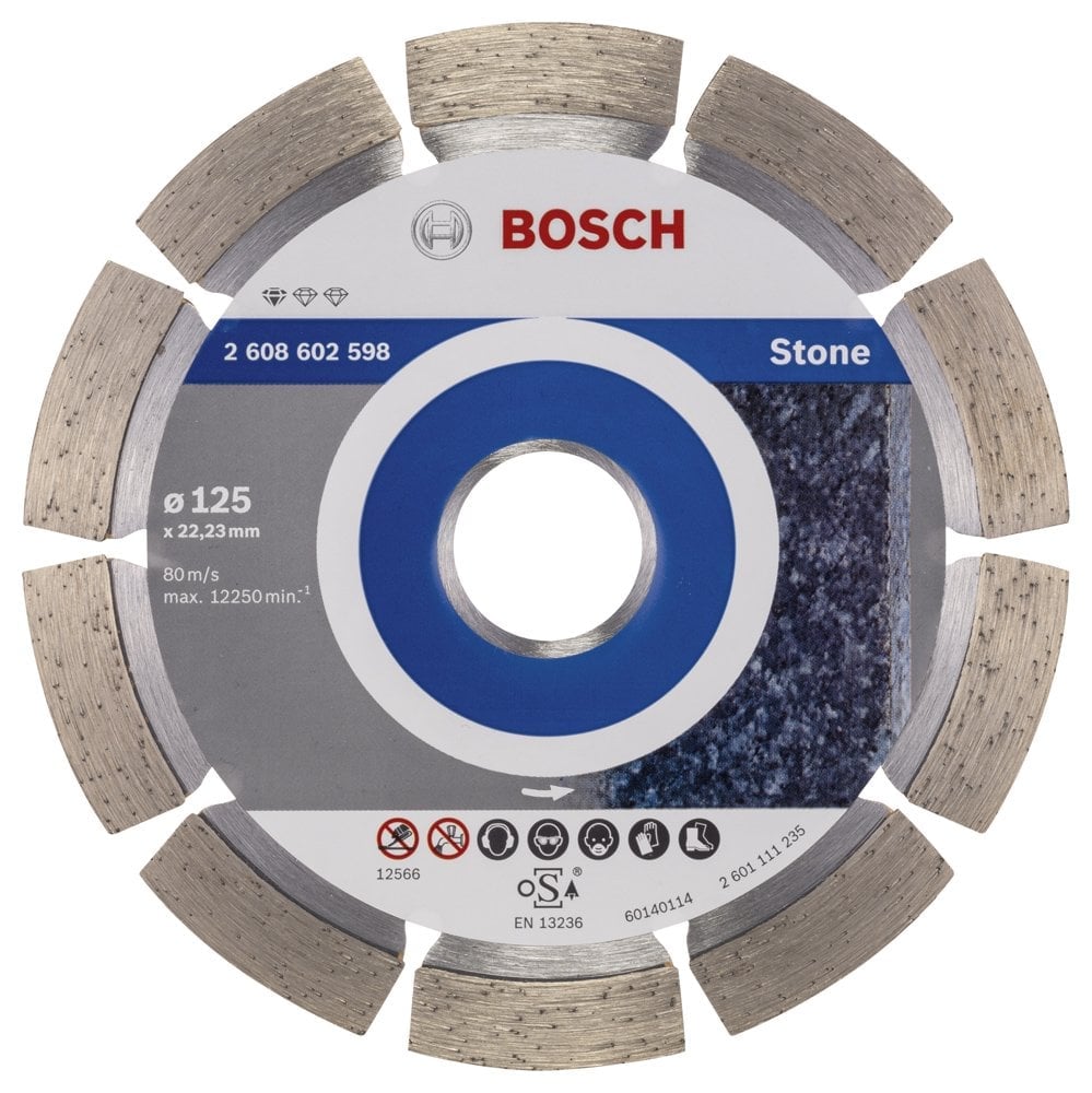 Bosch - Standard Series Diamond Cutting Disc for Stone 125 mm