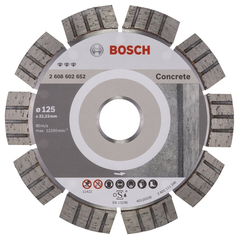 Bosch - Best Series Diamond Cutting Disc for Concrete 125 mm