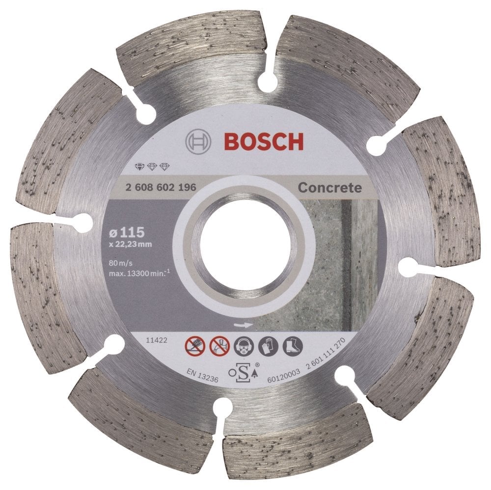 Bosch - Standard Series Diamond Cutting Disc for Concrete 115 mm