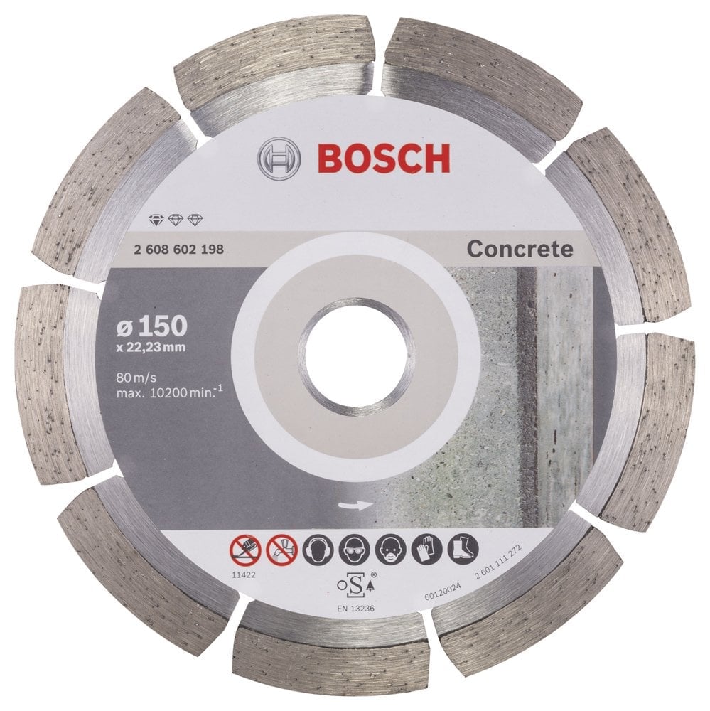 Bosch - Standard Series Diamond Cutting Disc for Concrete 150 mm