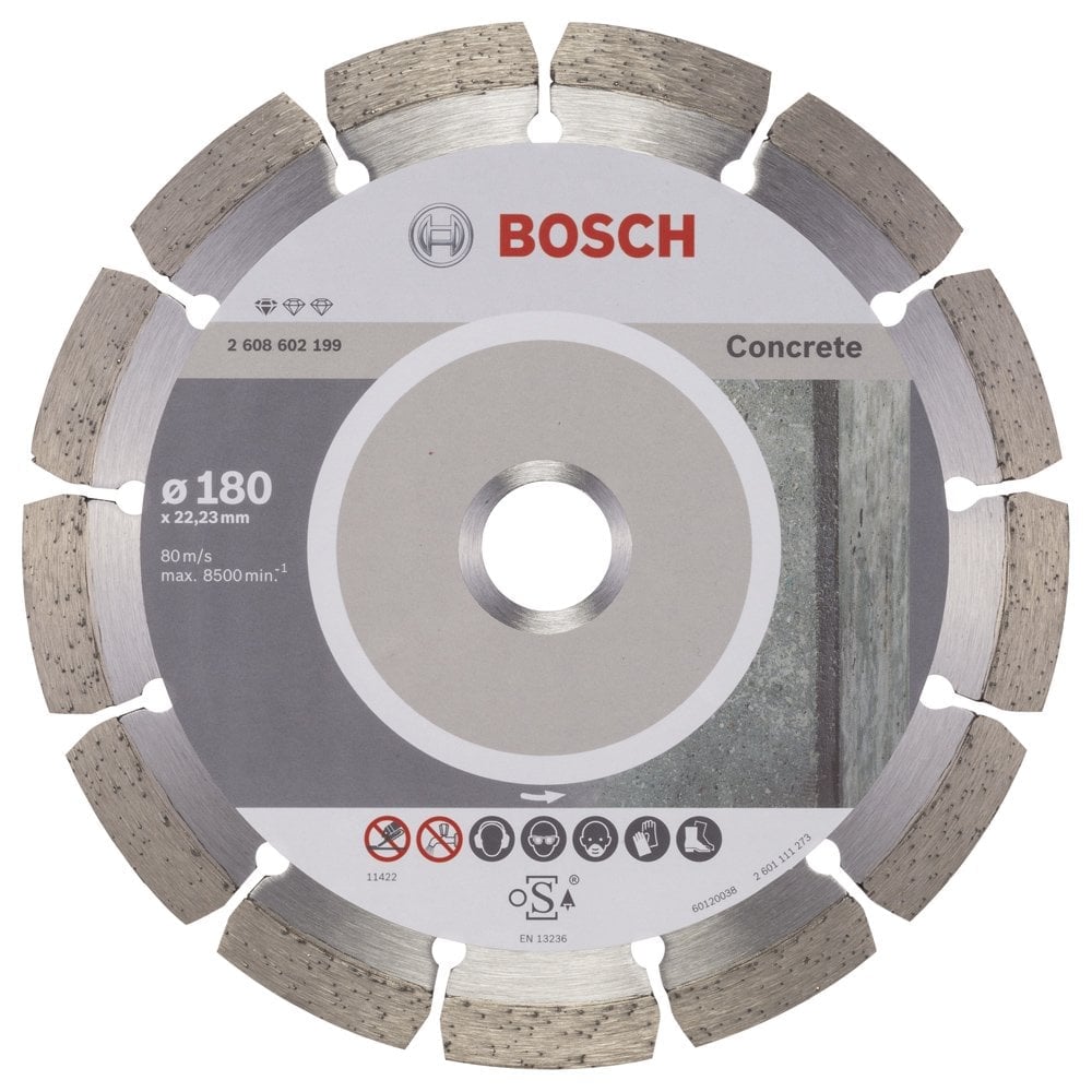 Bosch - Standard Series Diamond Cutting Disc for Concrete 180 mm