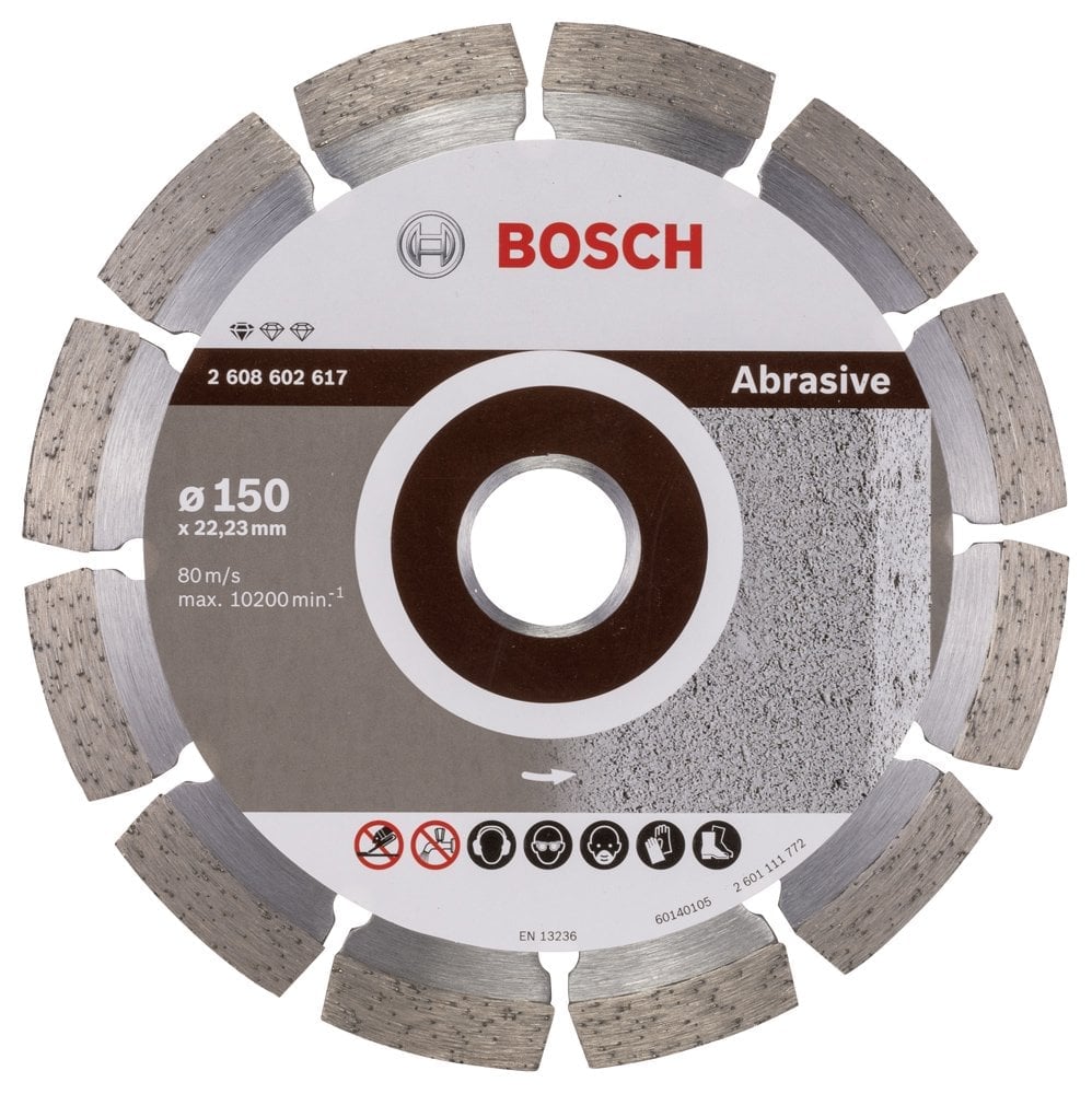 Bosch - Standard Series Diamond Cutting Disc for Abrasive Materials 150 mm