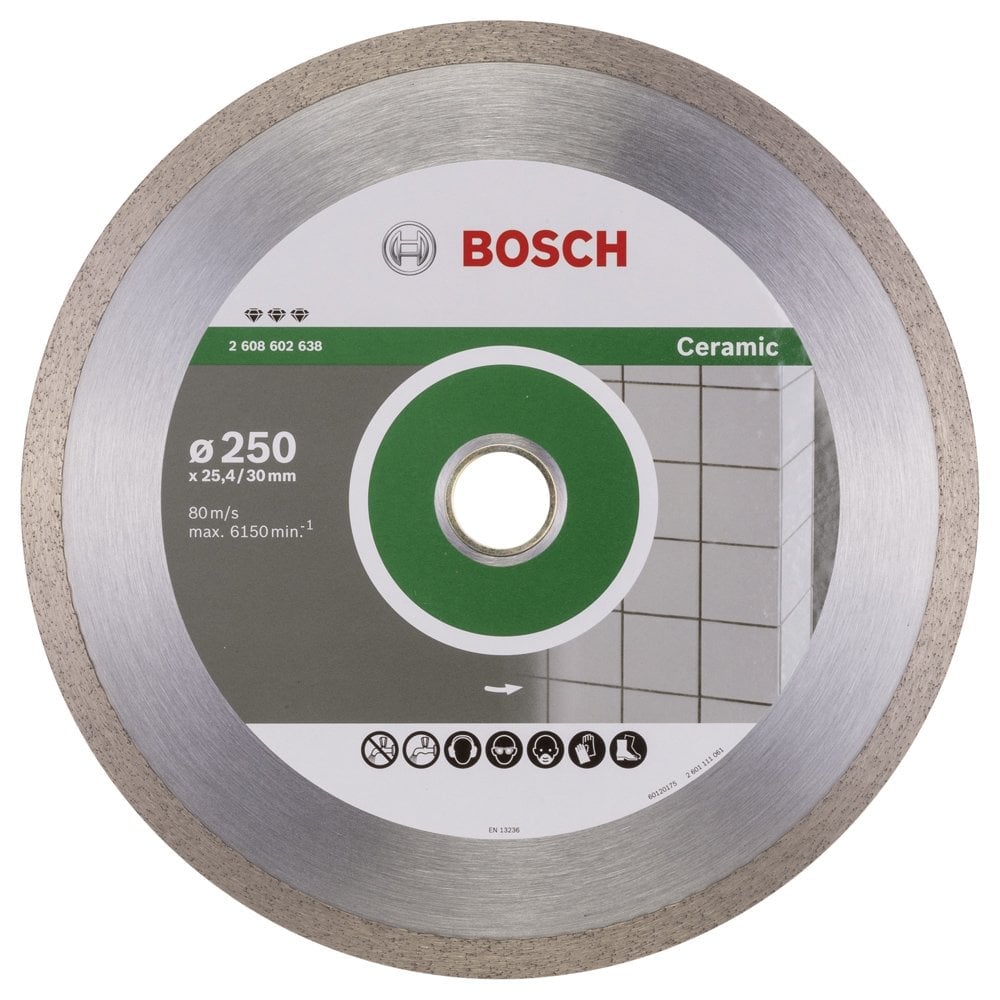 Bosch - Best Serisi Seramik İçin Elmas Kesme Diski 250 mm