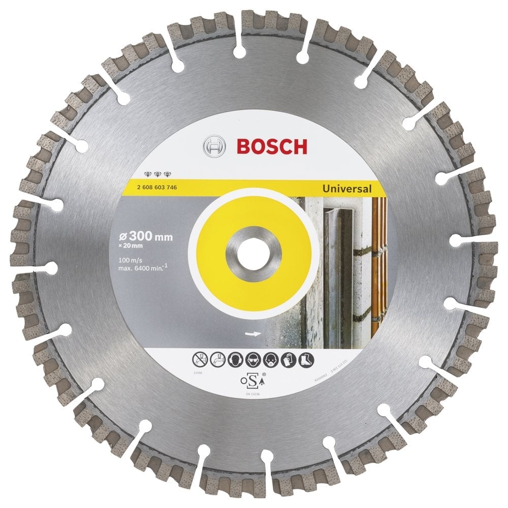 Bosch - Best Series Diamond Cutting Disc for General Building Materials and Metal 300*20 mm