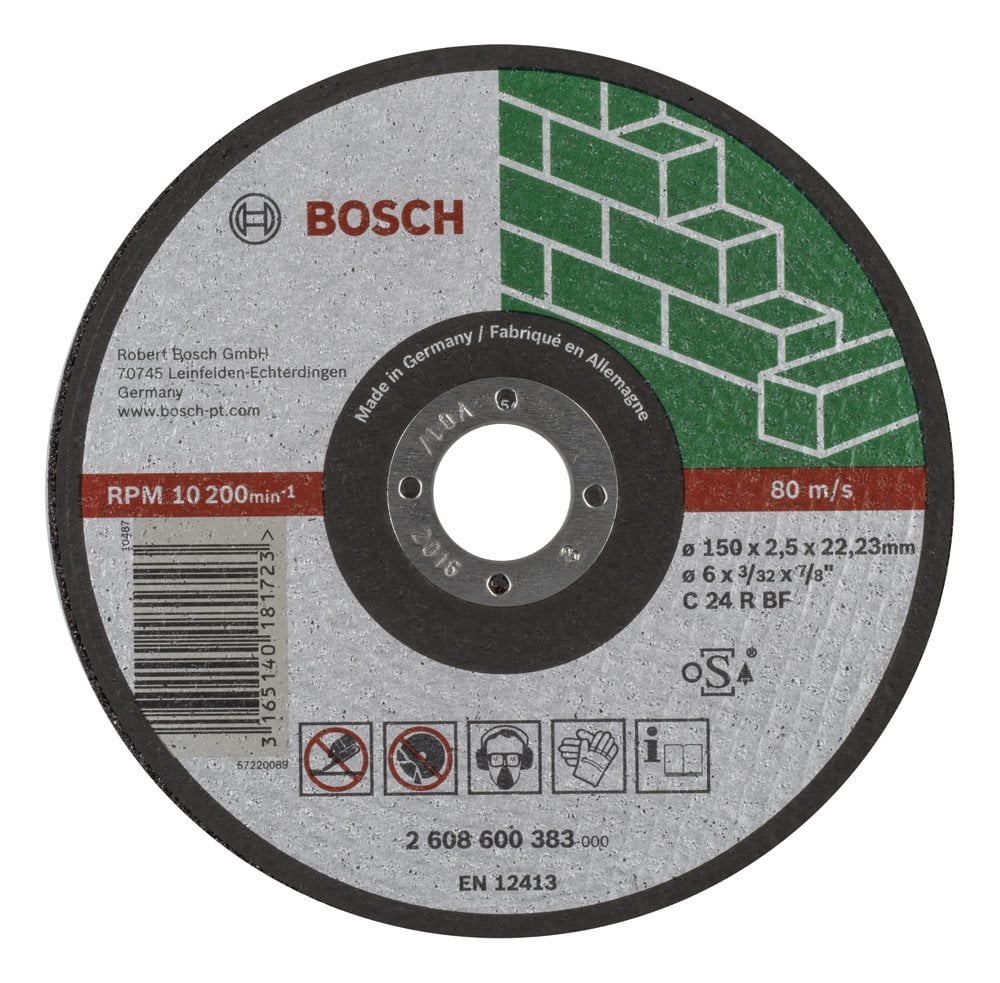 Bosch - 150 * 2.5 mm Expert Series Flat Stone Cutting Disc (Stone)