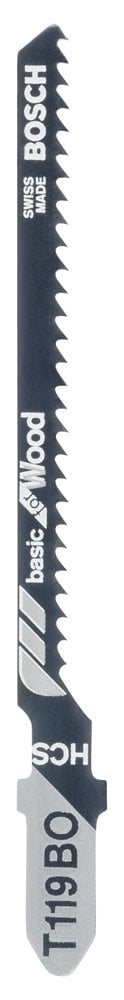 Bosch - Economic Series T 119 BO Jigsaw Blade for Wood - Pack of 100