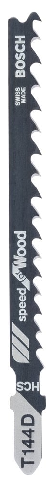 Bosch - Fast Cutting Series T 144 D Jigsaw Blade for Wood - Pack of 100