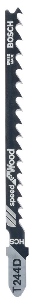 Bosch - Fast Cutting Series T 244 D Jigsaw Blade for Wood - Pack of 25