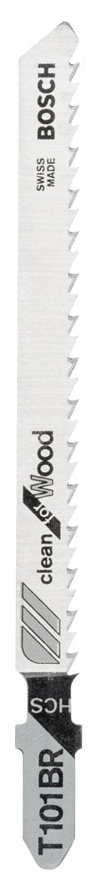 Bosch - Clean Cut Series T 101 BR Jigsaw Blade for Wood - Pack of 5