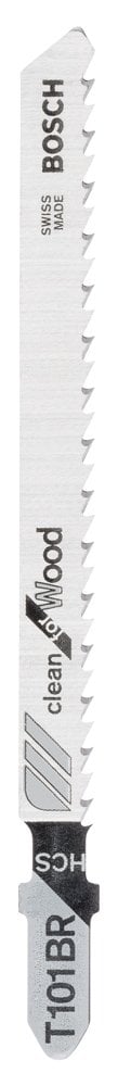 Bosch - Clean Cut Series T 101 BR Jigsaw Blade for Wood - Pack of 25