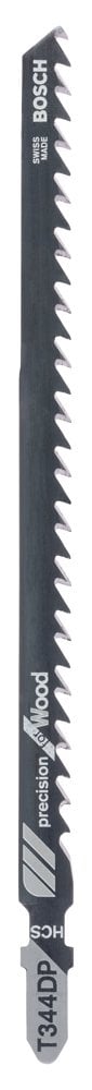 Bosch - Precision Cutting Series T 344 DP Jigsaw Blade for Wood - Pack of 5