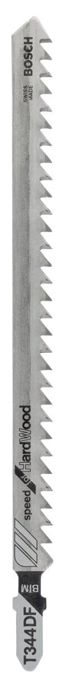 Bosch - Fast Cutting Series T 344 DF Jigsaw Blade for Hard Wood - Pack of 5