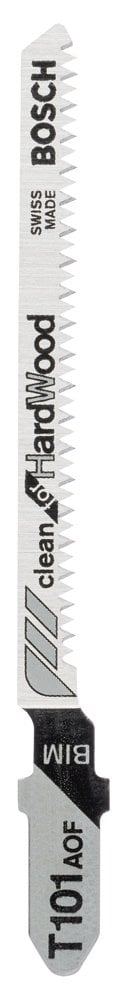 Bosch - Clean Cut Series T 101 AOF Jigsaw Blade for Hardwood - Pack of 5