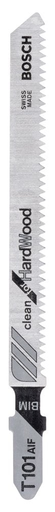 Bosch - Clean Cut Series T 101 AIF Jigsaw Blade for Hardwood - Pack of 5