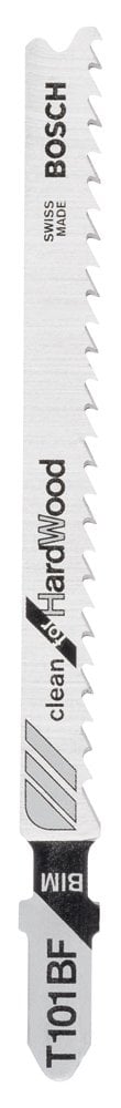 Bosch - Clean Cut Series T 101 BF Jigsaw Blade for Hardwood - Pack of 25