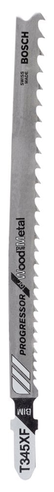 Bosch - T 345 XF Jigsaw Blade for Wood and Metal - Pack of 5