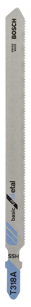 Bosch - Economic Series T 318 A Jigsaw Blade for Metal - Pack of 5