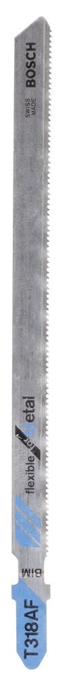 Bosch - T 318 AF Jigsaw Blade for Metal Break-Resistant Series - Pack of 3