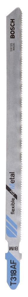 Bosch - T 318 AF Jigsaw Blade for Metal Break-Resistant Series - Pack of 5