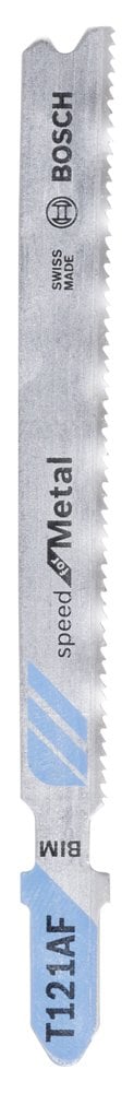 Bosch - Fast Cutting Series T 121 AF Jigsaw Blade for Metal - Pack of 3