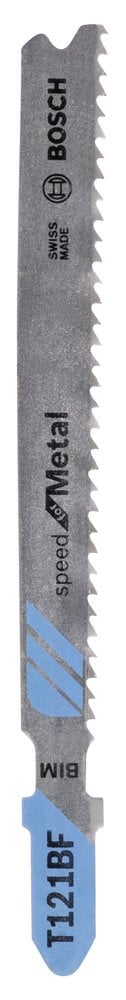 Bosch - Fast Cutting Series T 121 BF Jigsaw Blade for Metal - Pack of 3