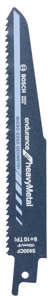 Bosch - Endurance Series Heavy Metal Sabre Saw Blade S 930 CF - 5 Pieces