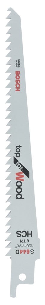 Bosch - Top Series Sabre Saw Blade for Wood S 644 D - 2 Pieces