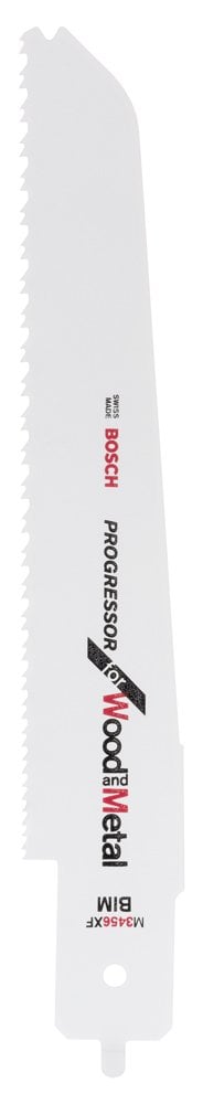 Bosch - Progressor Series PFZ 500 E Compatible Wood and Metal Sabre Saw Blade M 3456 XF 1-Pack