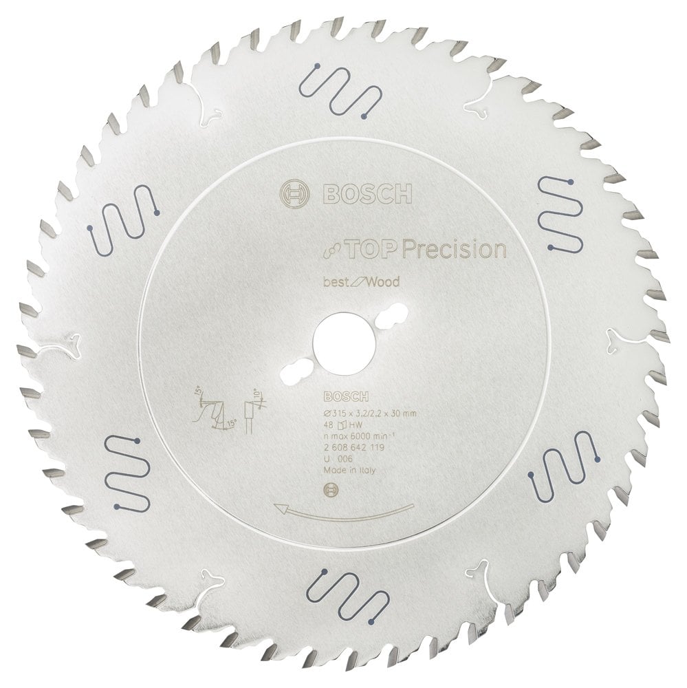 Bosch - Best Series Circular Saw Blade for Fine Cutting Wood 315*30 mm 48 Teeth