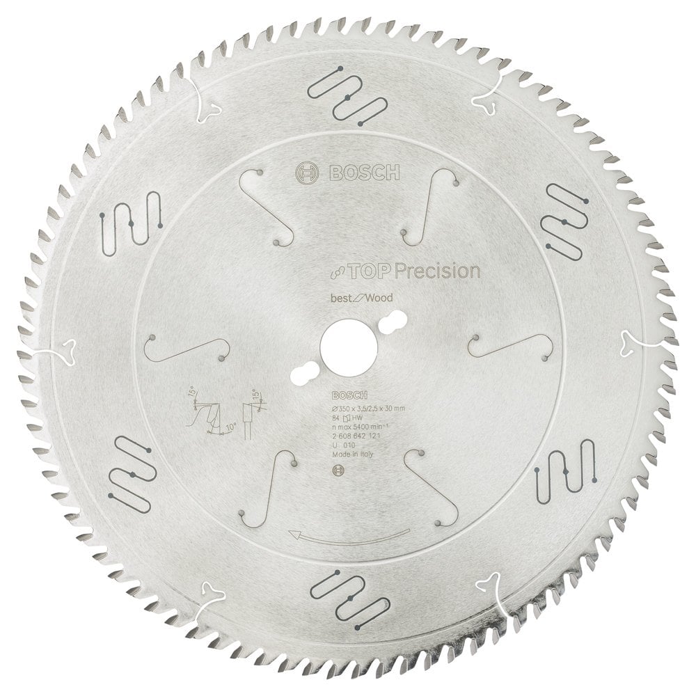 Bosch - Best Series Circular Saw Blade for Fine Cutting Wood 350*30 mm 84 Teeth