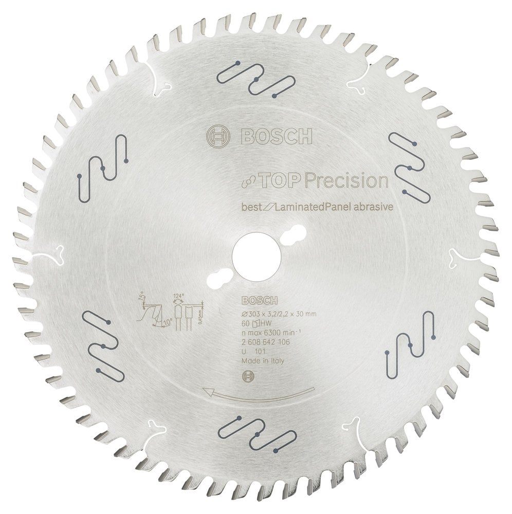 Bosch - Best Series Precision Cutting Abrasive Coated Laminated Panel Circular Saw Blade 303*30 mm 60 Teeth