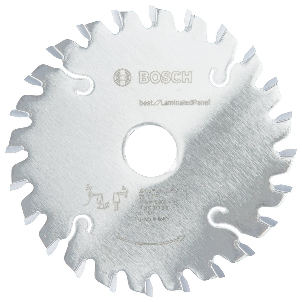 Bosch - Best Series Conical Front Scratch Blade for Laminated Panel 125*22 mm 24 Teeth