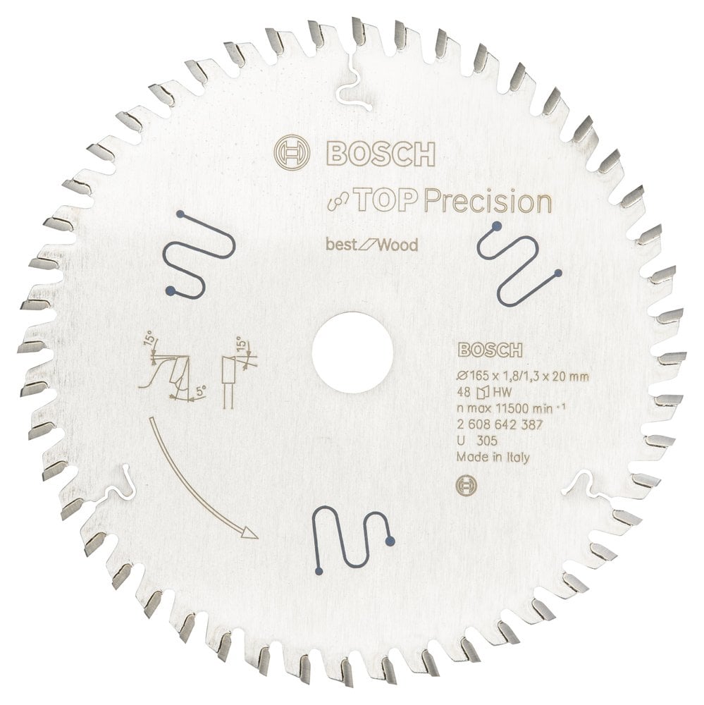 Bosch - Best Series Precision Cutting Multi-Material Circular Saw Blade 165*20 mm 56 Teeth