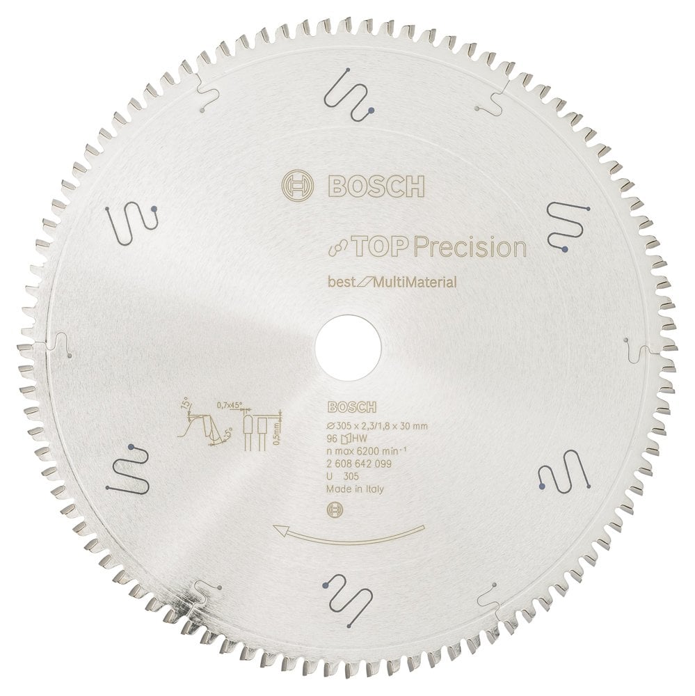 Bosch - Best Series Precision Cutting Multi-Material Circular Saw Blade 305*30 mm 96 Teeth