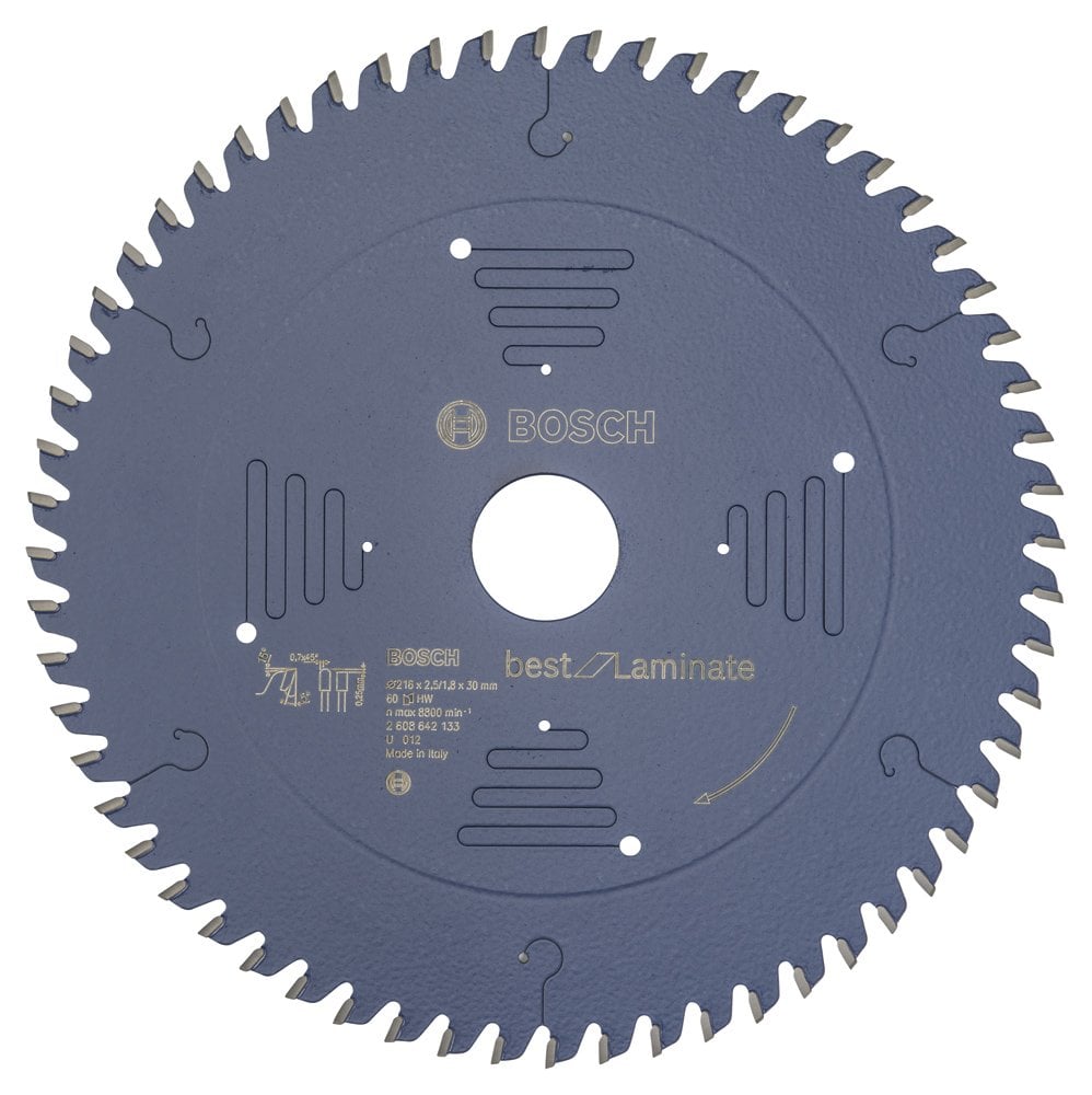 Bosch - Best Series Circular Saw Blade for Laminate 216*30 mm 60 Teeth