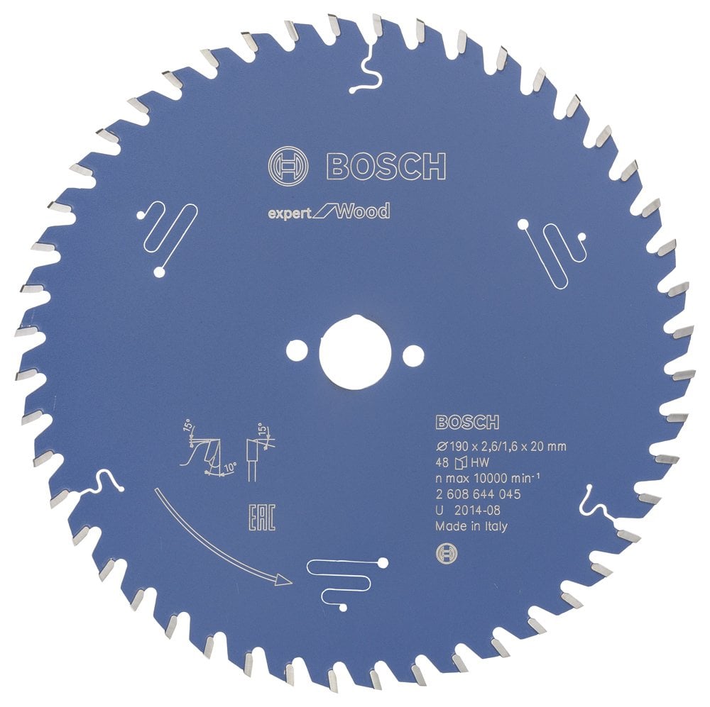 Bosch - Expert Series Circular Saw Blade for Wood 190*20 mm 48 Teeth