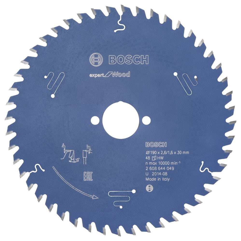 Bosch - Expert Series Circular Saw Blade for Wood 190*30 mm 48 Teeth