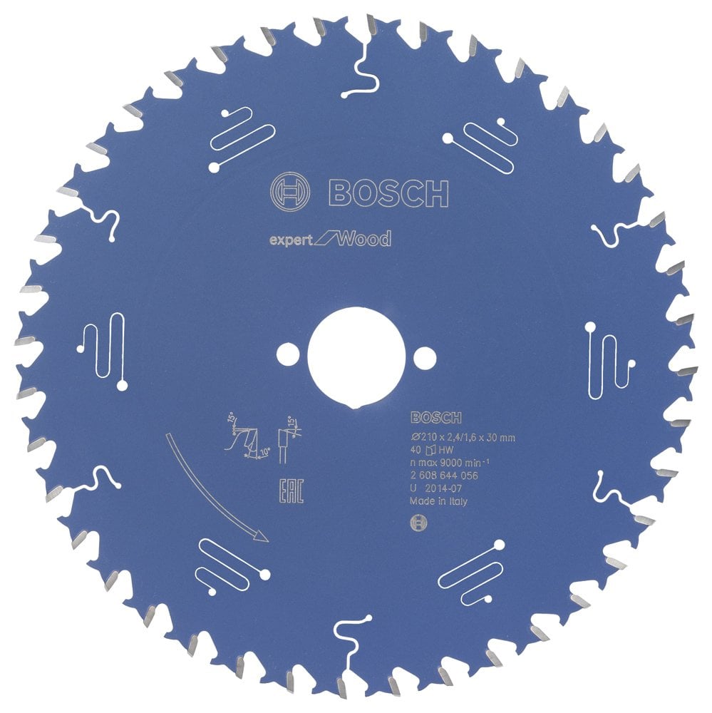 Bosch - Expert Series Circular Saw Blade for Wood 210*30 mm 40 Teeth