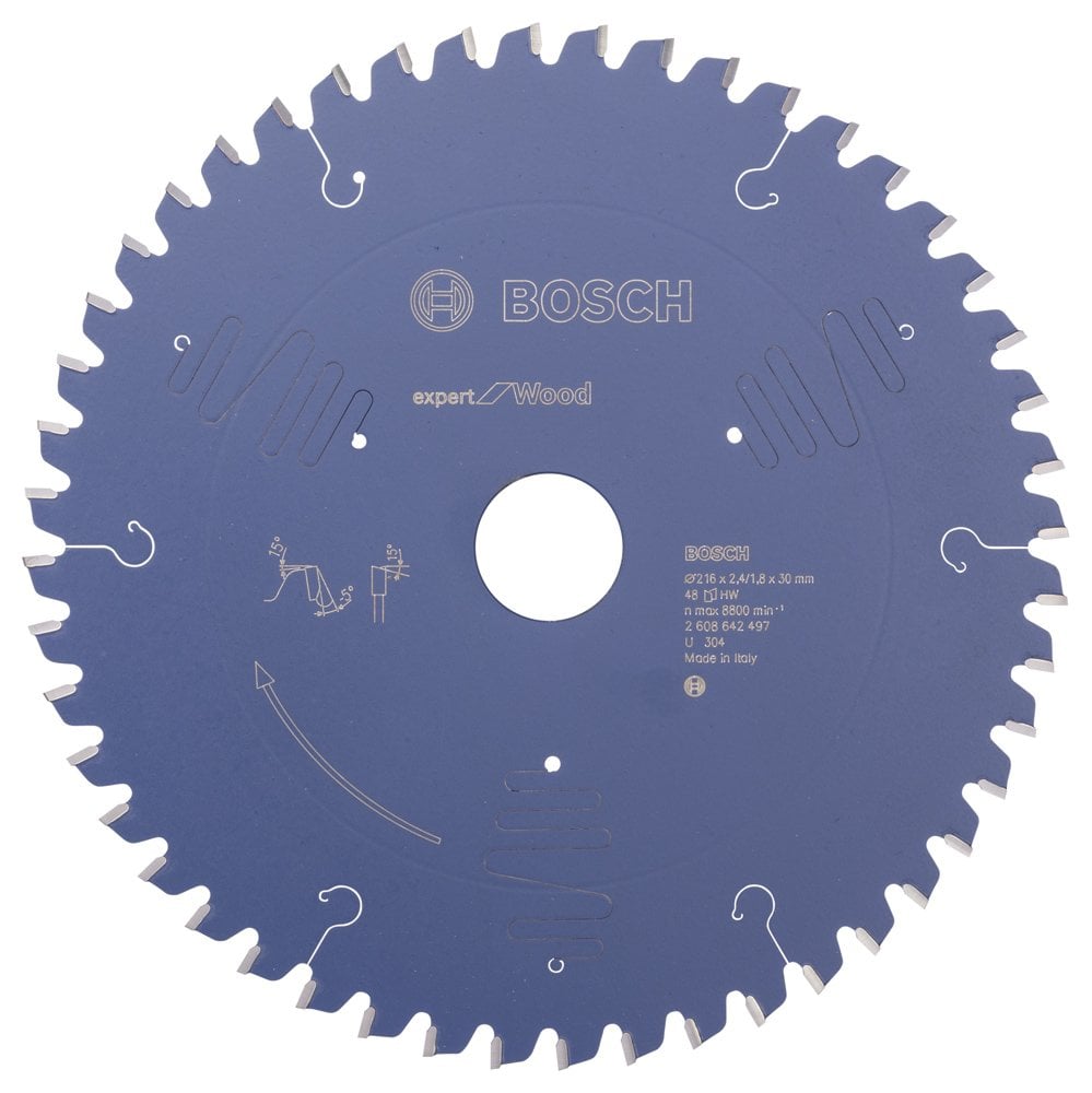 Bosch - Expert Series Circular Saw Blade for Wood 216*30 mm 48 Teeth