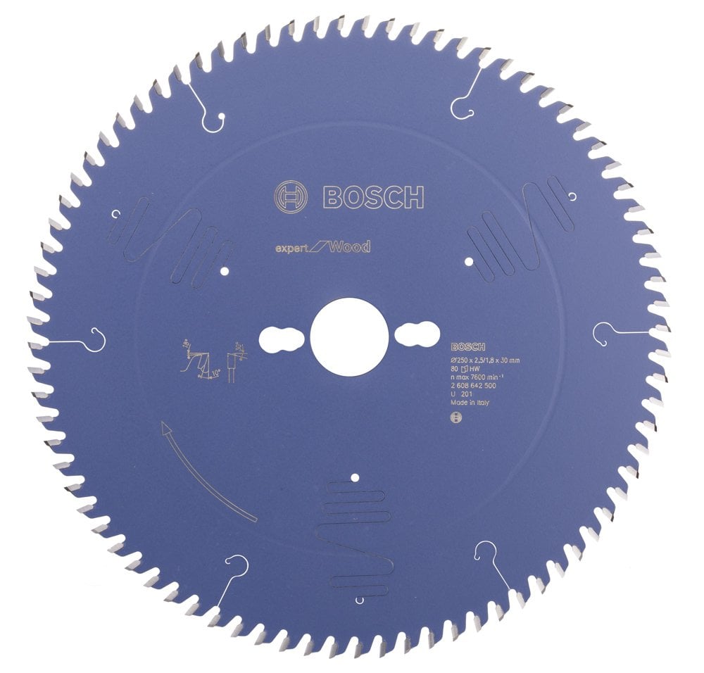 Bosch - Expert Series Circular Saw Blade for Wood 250*30 mm 80 Teeth