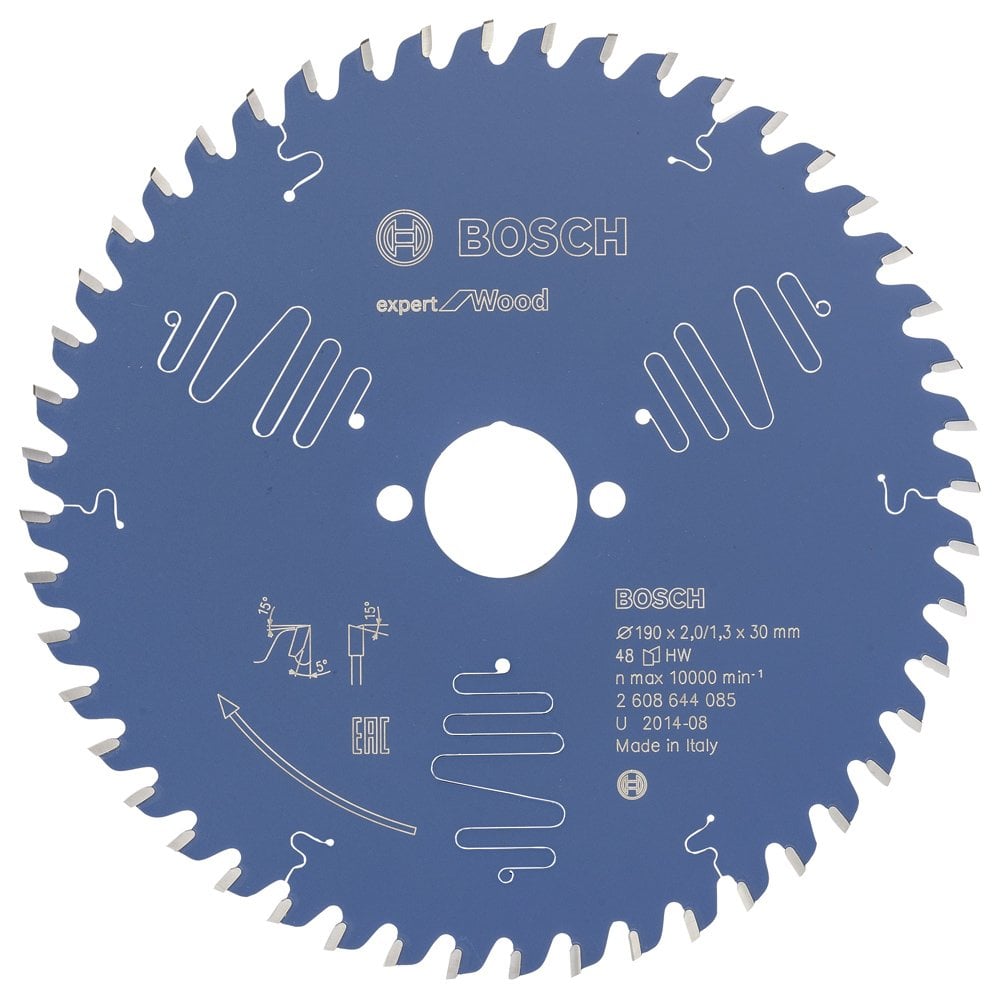 Bosch - Expert Series Circular Saw Blade for Wood 190*30 mm 48 Teeth