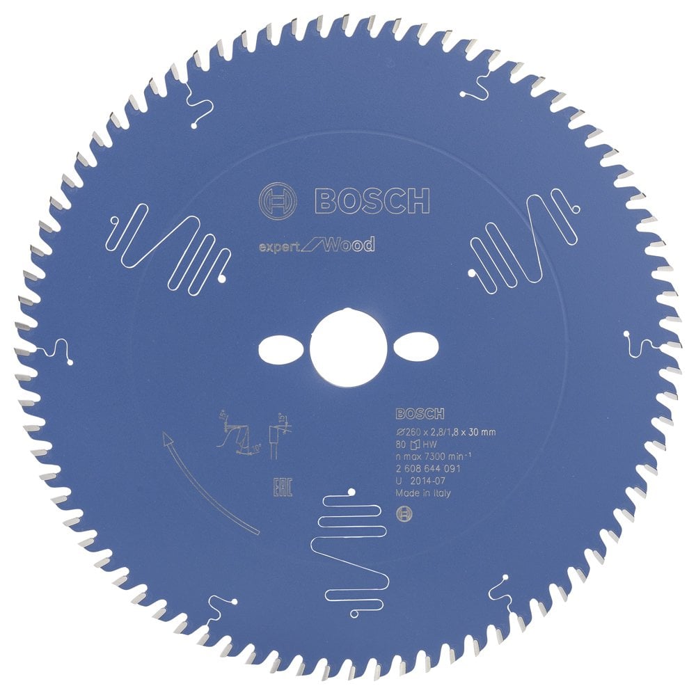 Bosch - Expert Series Circular Saw Blade for Wood 260*30 mm 80 Teeth