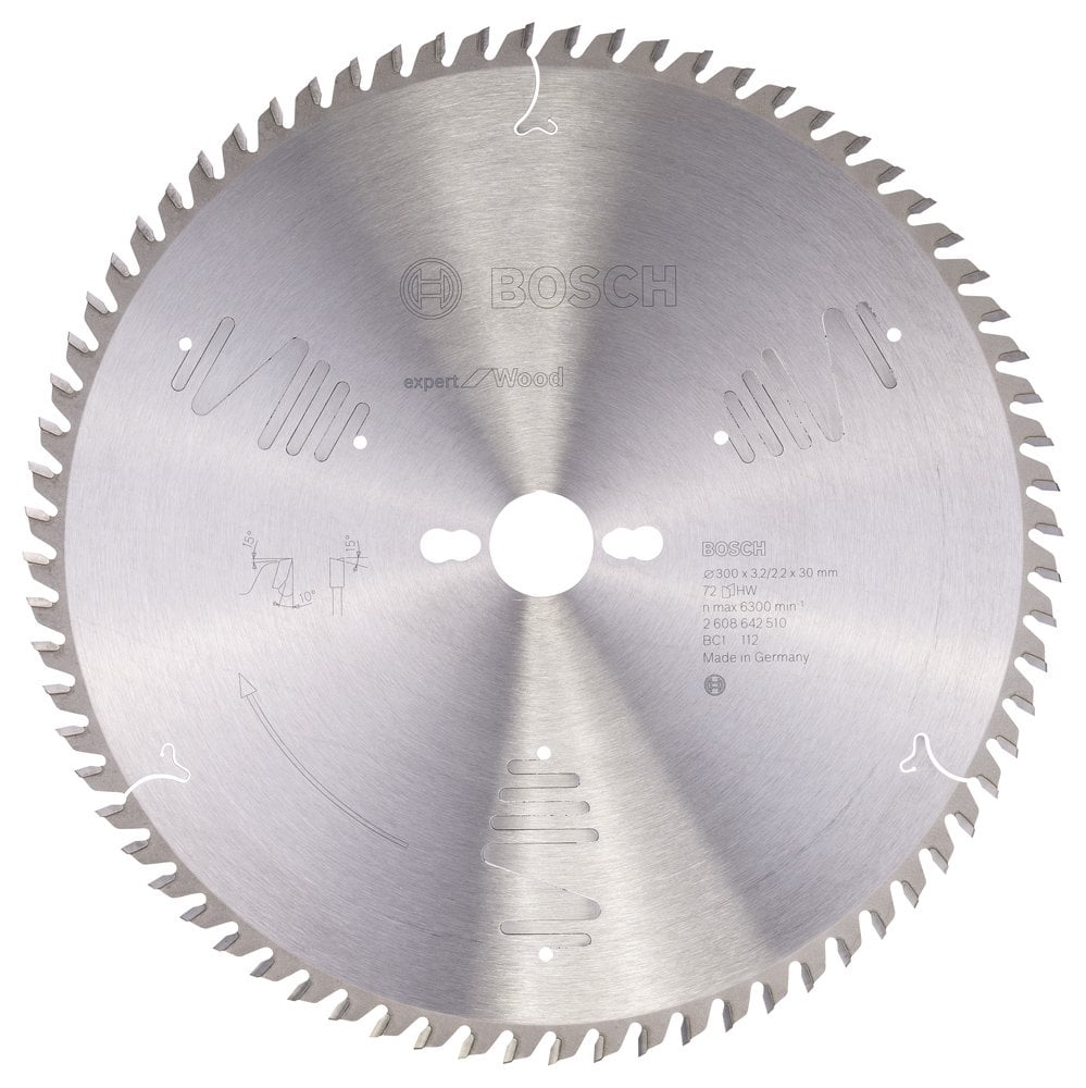 Bosch - Expert Series Circular Saw Blade for Wood 300*30 mm 72 Teeth