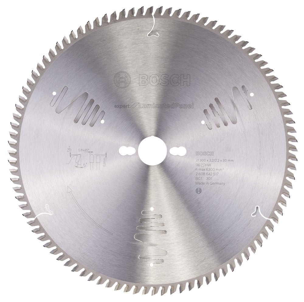 Bosch - Expert Series Circular Saw Blade for Laminated Panel 300*30 mm 96 Teeth