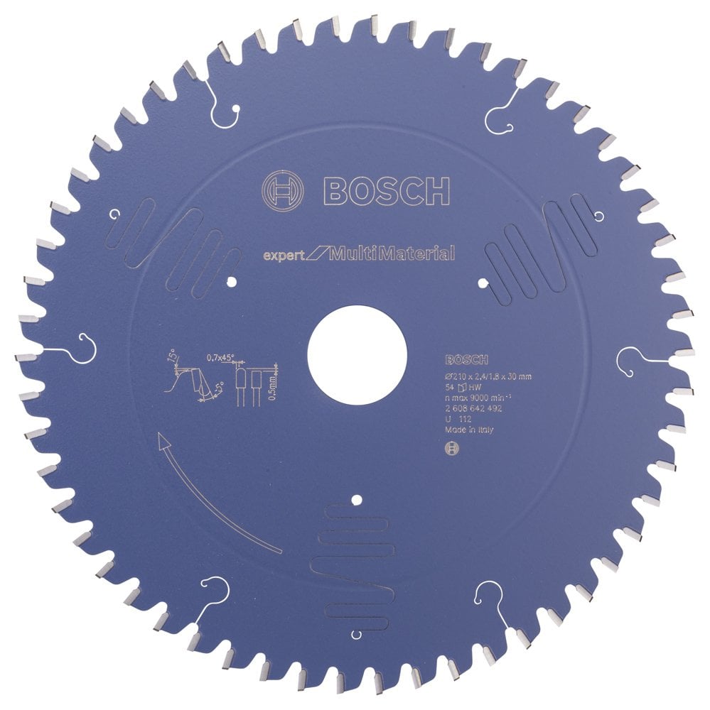 Bosch - Expert Series Multi-Material Circular Saw Blade 210*30 mm 54 Teeth