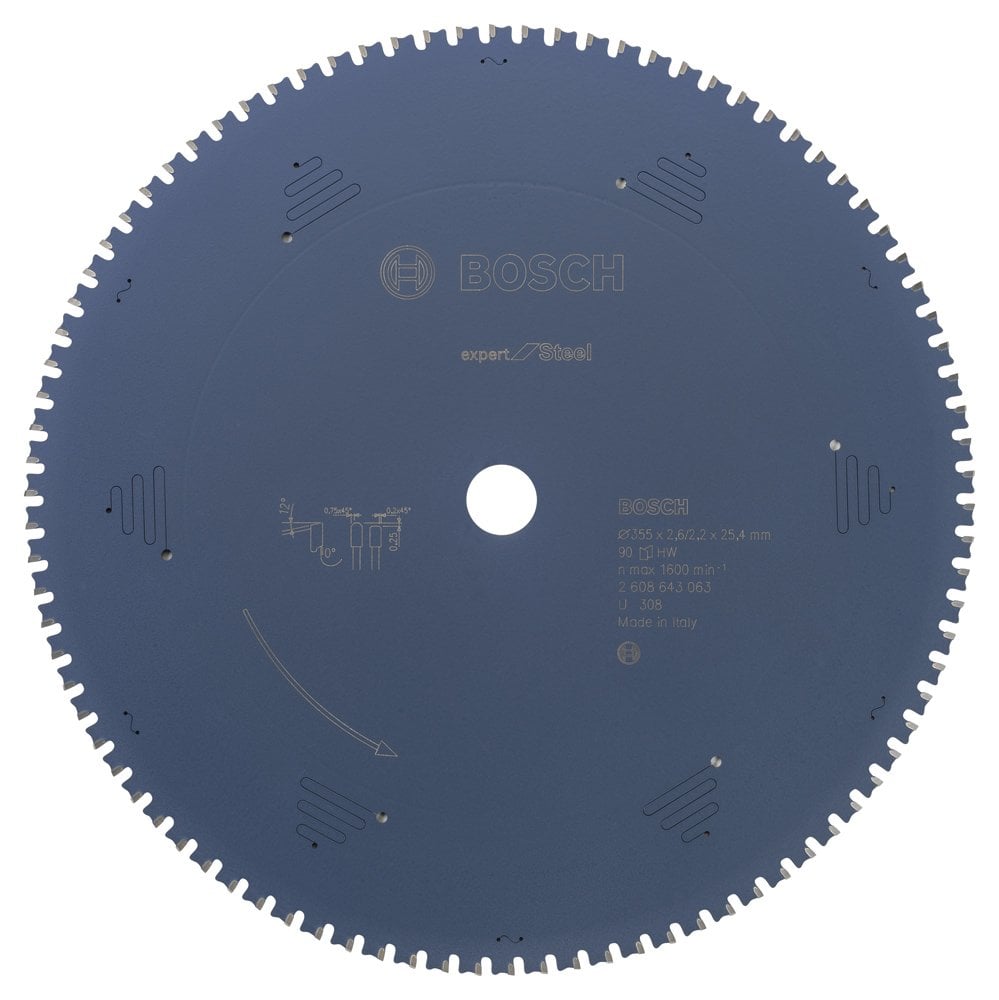 Bosch - Expert Series Circular Saw Blade for Metal 355*25.40 mm 90 Teeth