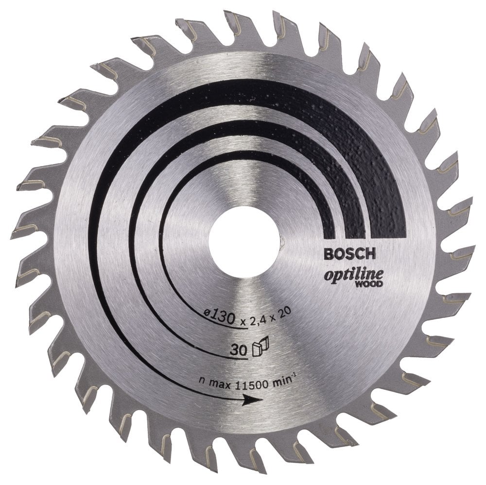 Bosch - Optiline Series Circular Saw Blade for Wood 130*20/16 mm 30 Teeth