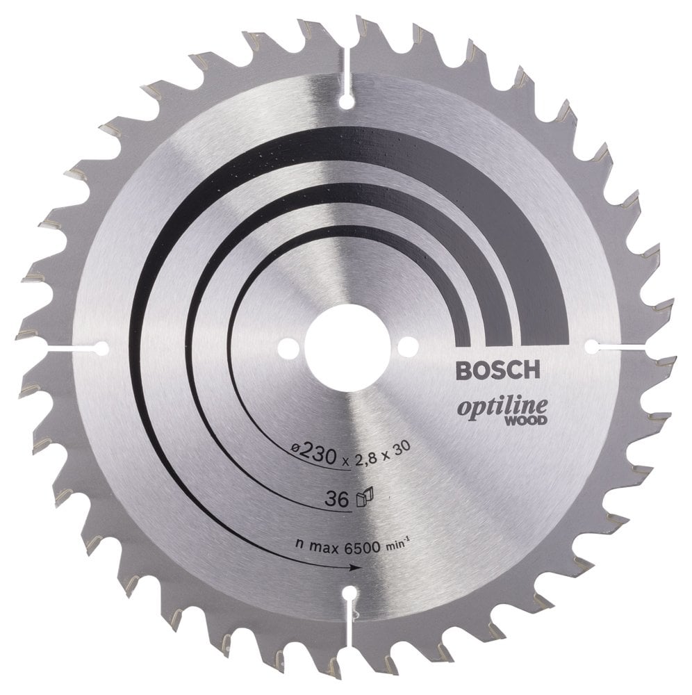 Bosch - Optiline Serisi Ahşap için Daire Testere Bıçağı 230*30 mm 36 Diş