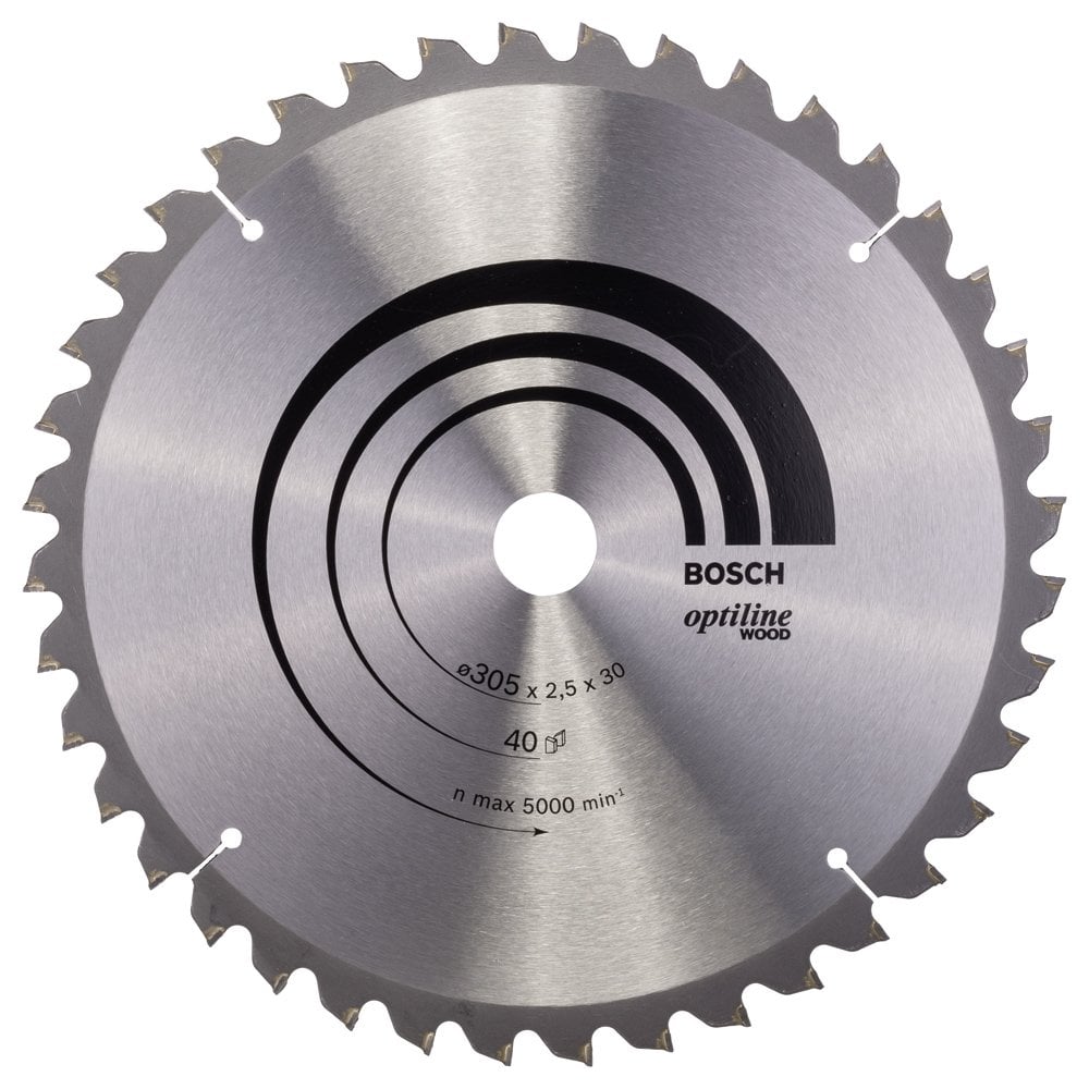 Bosch - Optiline Series Circular Saw Blade for Wood 305*30 mm 40 Teeth