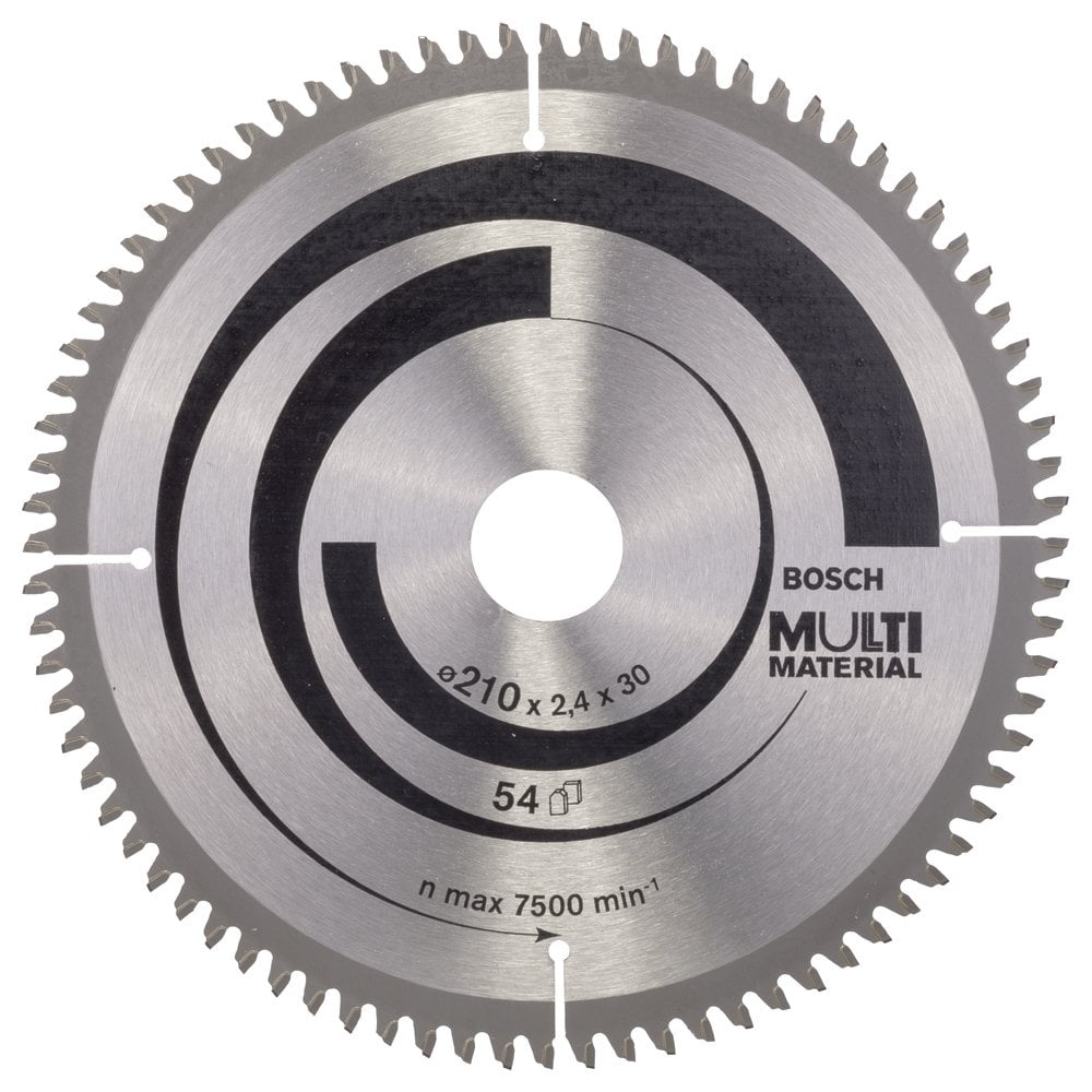 Bosch - Standard for Series Multi-Material Circular Saw Blade 210*30 mm 80 Teeth